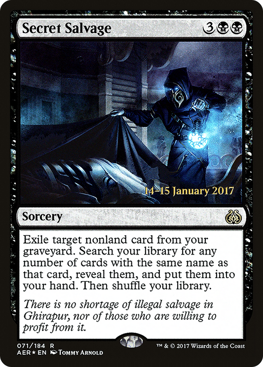 Secret Salvage (PAER-71S) - Aether Revolt Promos Foil