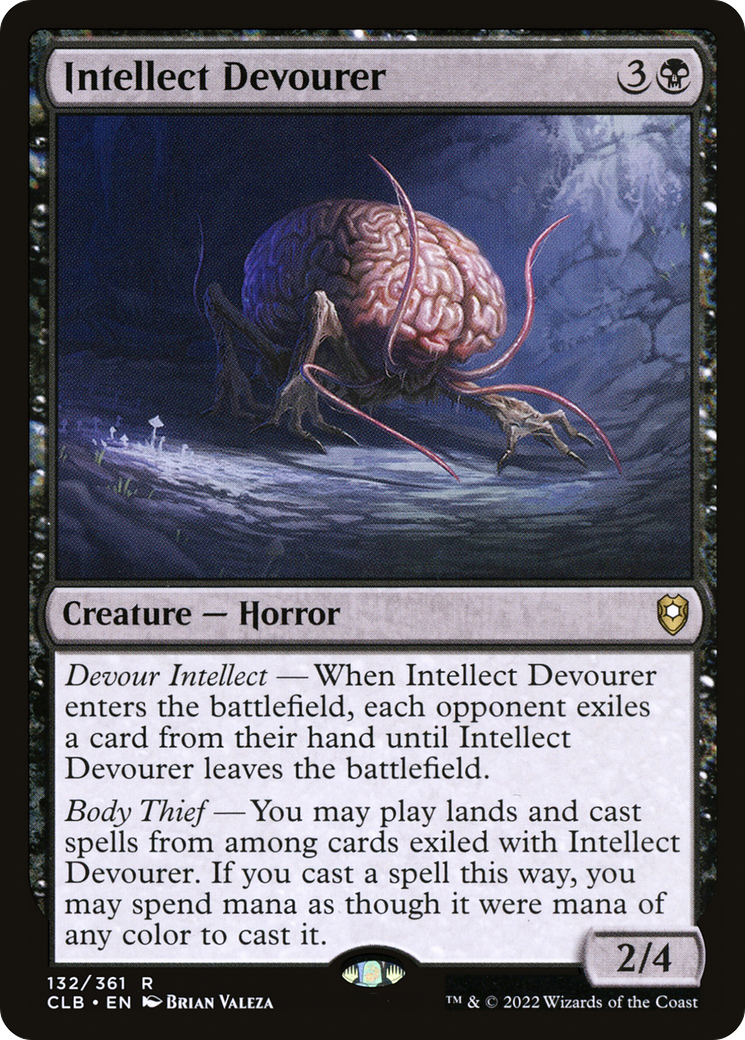 Intellect Devourer (CLB-132) - Commander Legends: Battle for Baldur's Gate Foil