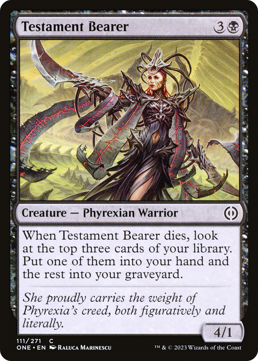 Testament Bearer (ONE-111) - Phyrexia: All Will Be One Foil