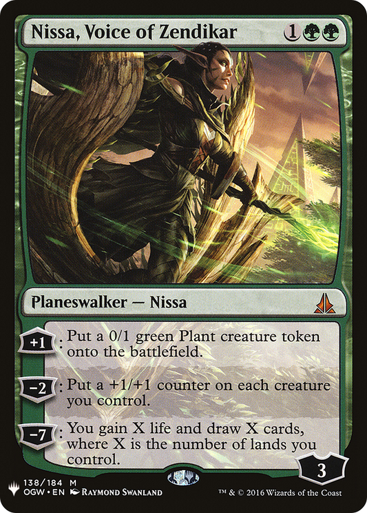 Nissa, Voice of Zendikar (LIST-OGW-138) - The List