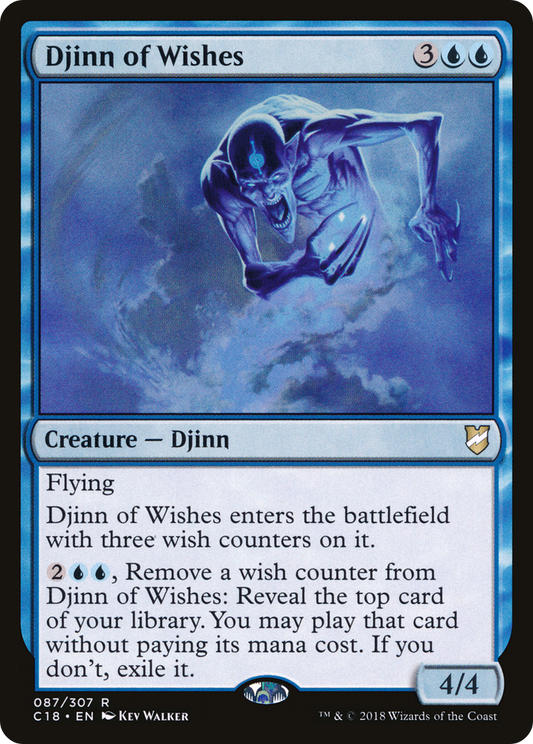 Djinn of Wishes (C18-087) - Commander 2018