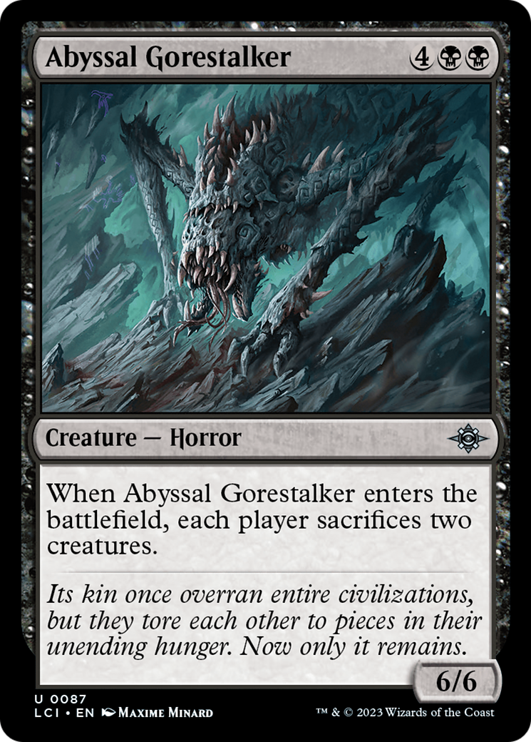 Abyssal Gorestalker (LCI-087) - The Lost Caverns of Ixalan Foil