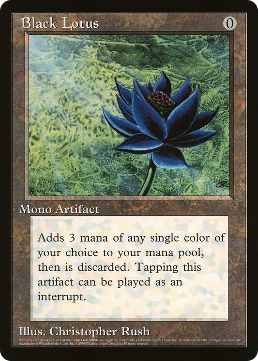 Black Lotus (O90P-002) - Oversized 90's Promos