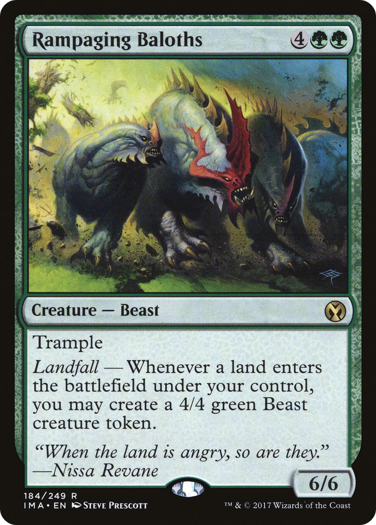 Rampaging Baloths  (IMA-184) - Iconic Masters Foil