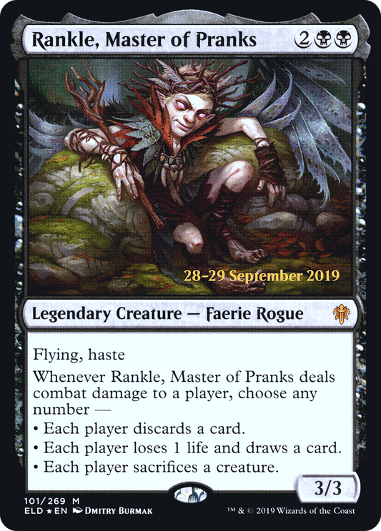 Rankle, Master of Pranks (PELD-101S) - Throne of Eldraine Promos Foil