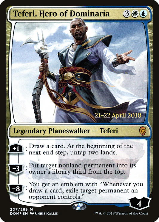 Teferi, Hero of Dominaria (PDOM-207S) - Dominaria Promos Foil