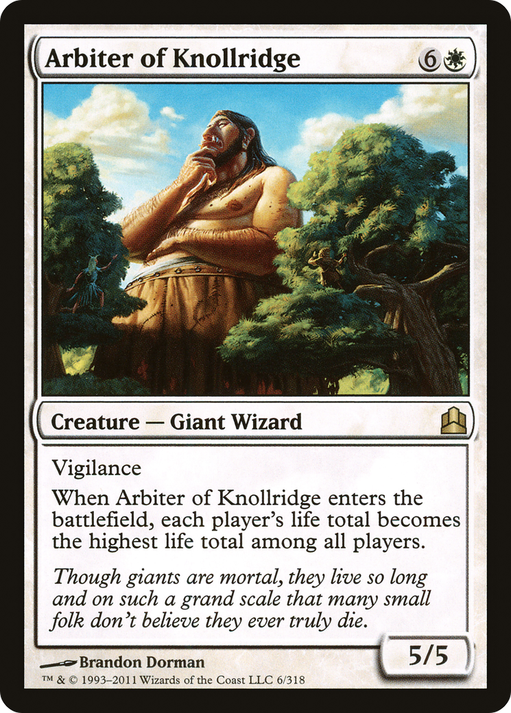 Arbiter of Knollridge (CMD-006) - Commander 2011