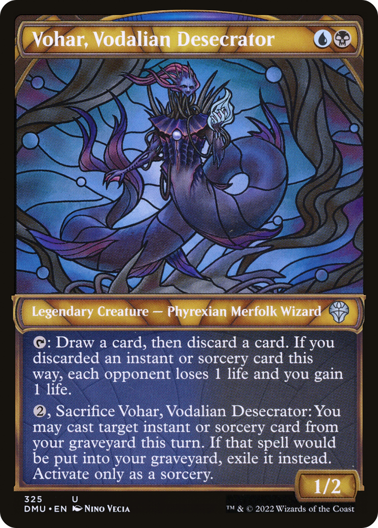 Vohar, Vodalian Desecrator (DMU-325) - Dominaria United: (Showcase) Foil