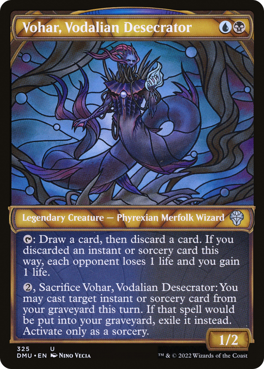 Vohar, Vodalian Desecrator (DMU-325) - Dominaria United: (Showcase) Foil