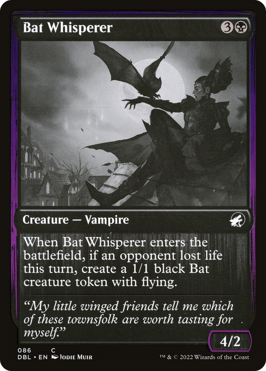 Bat Whisperer  (DBL-086) - Innistrad: Double Feature Foil