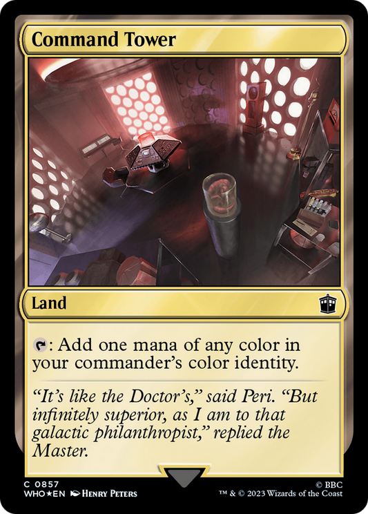 Command Tower (WHO-857) - Doctor Who Foil