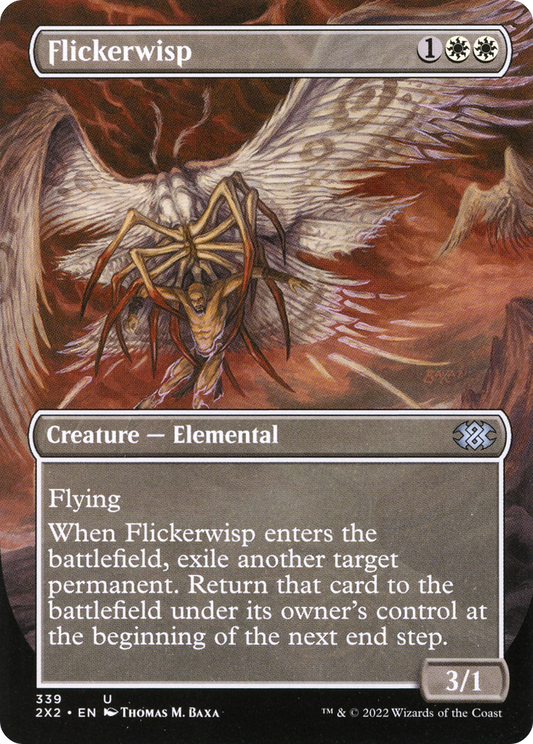 Flickerwisp  (Borderless)(2X2-339) - Double Masters 2022 Foil