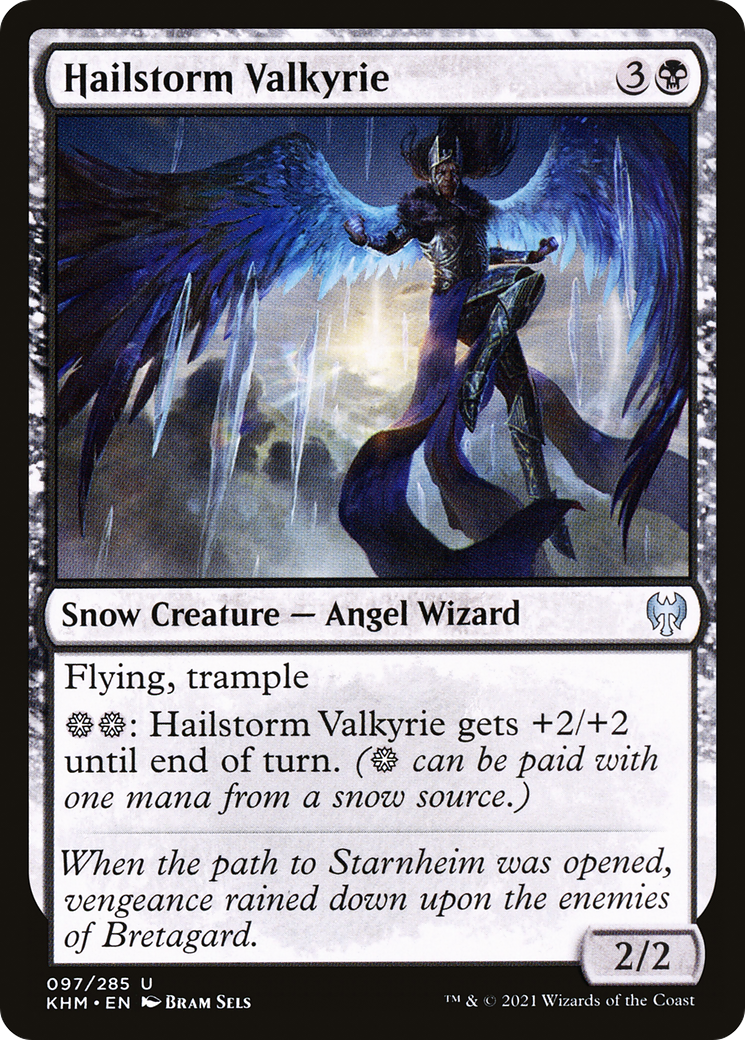 Hailstorm Valkyrie  (KHM-097) - Kaldheim: (snow) Foil