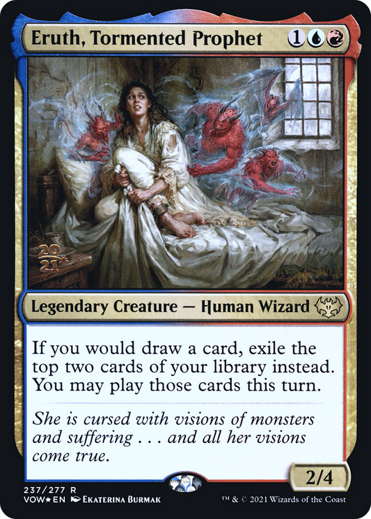 Eruth, Tormented Prophet (PVOW-237S) - Innistrad: Crimson Vow Promos Foil