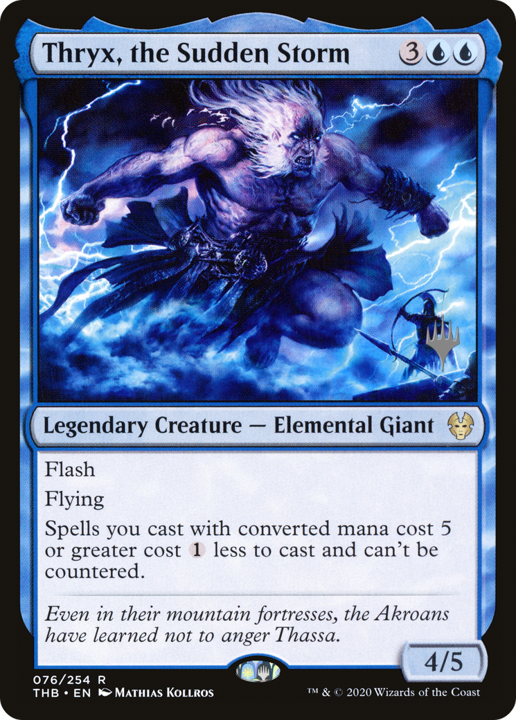 Thryx, the Sudden Storm (PPTHB-076) - Theros Beyond Death Promos (Promo Pack)