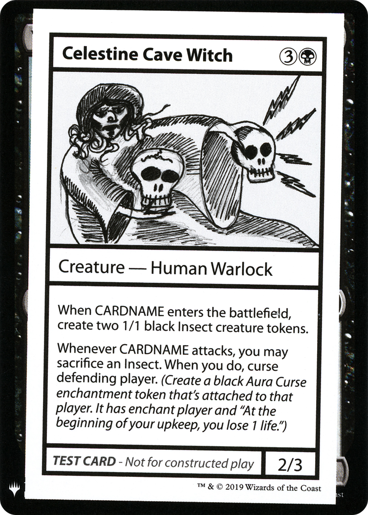 Celestine Cave Witch (CMB1-037) - Mystery Booster Playtest Cards 2019