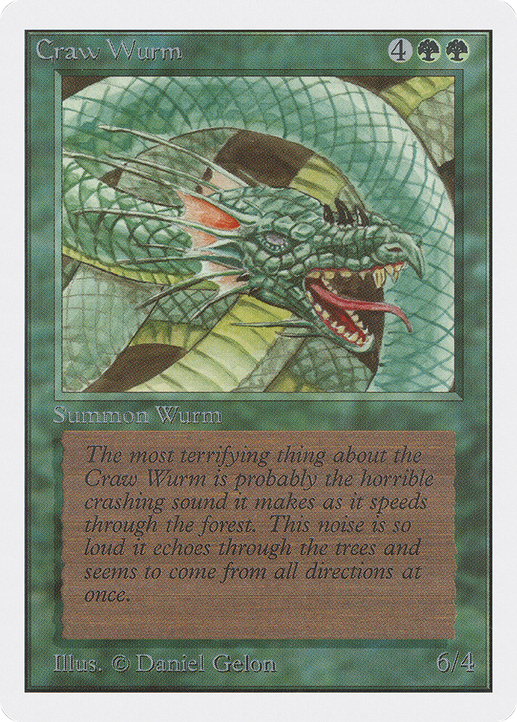 Craw Wurm (2ED-191) - Unlimited Edition