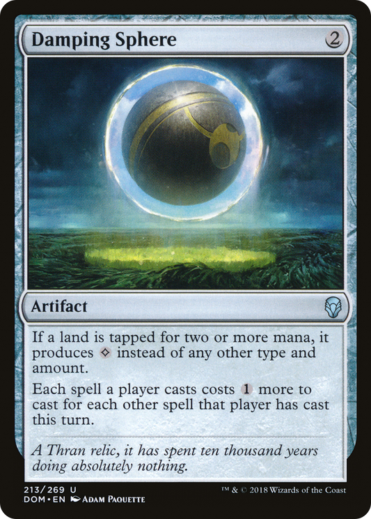 Damping Sphere (DOM-213) - Dominaria Foil