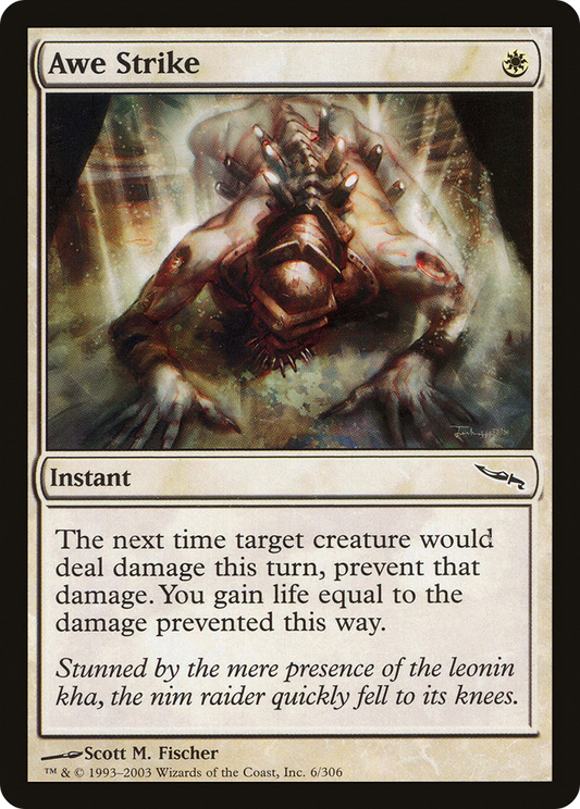Awe Strike (MRD-006) - Mirrodin Foil