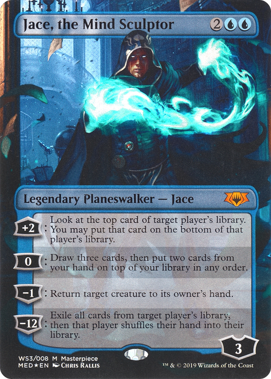 Jace, the Mind Sculptor (MED-WS3) - Mythic Edition (Borderless) Foil