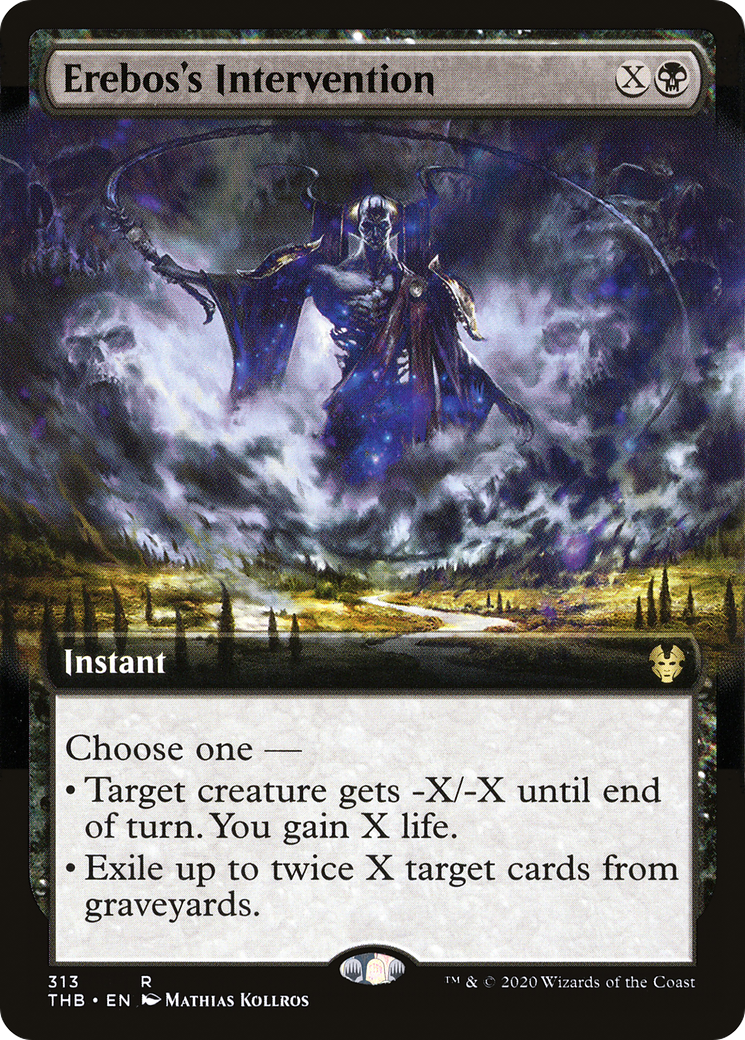 Erebos's Intervention (THB-313) - Theros Beyond Death: (Extended Art) Foil