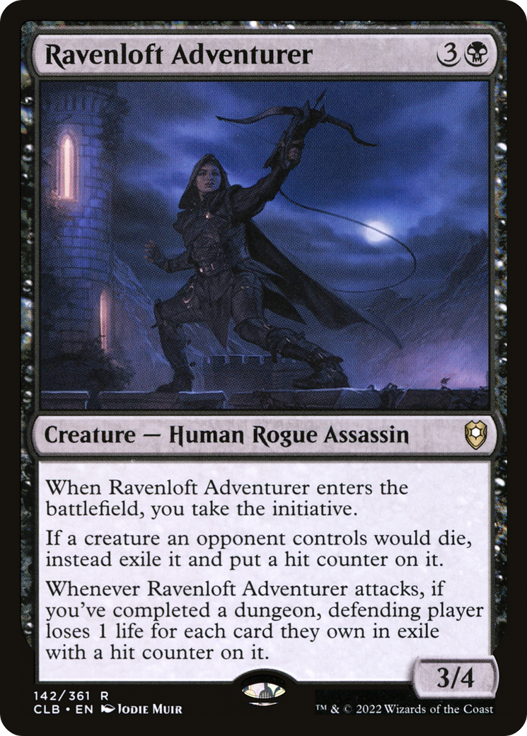 Ravenloft Adventurer (CLB-142) - Commander Legends: Battle for Baldur's Gate Foil