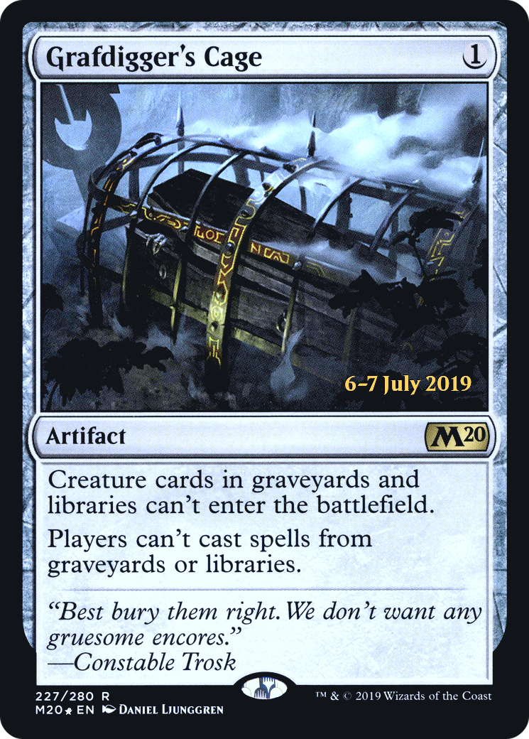 Grafdigger's Cage (PRE-227S) - Core Set 2020 Promos (Prerelease) Foil