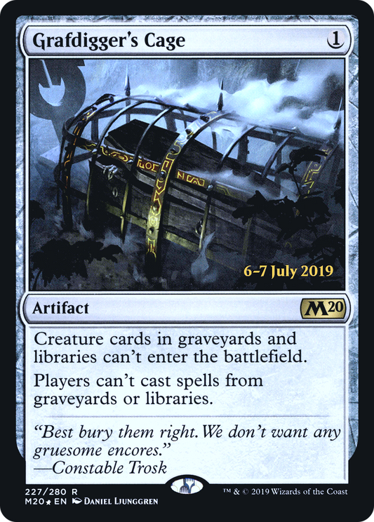 Grafdigger's Cage (PRE-227S) - Core Set 2020 Promos (Prerelease) Foil