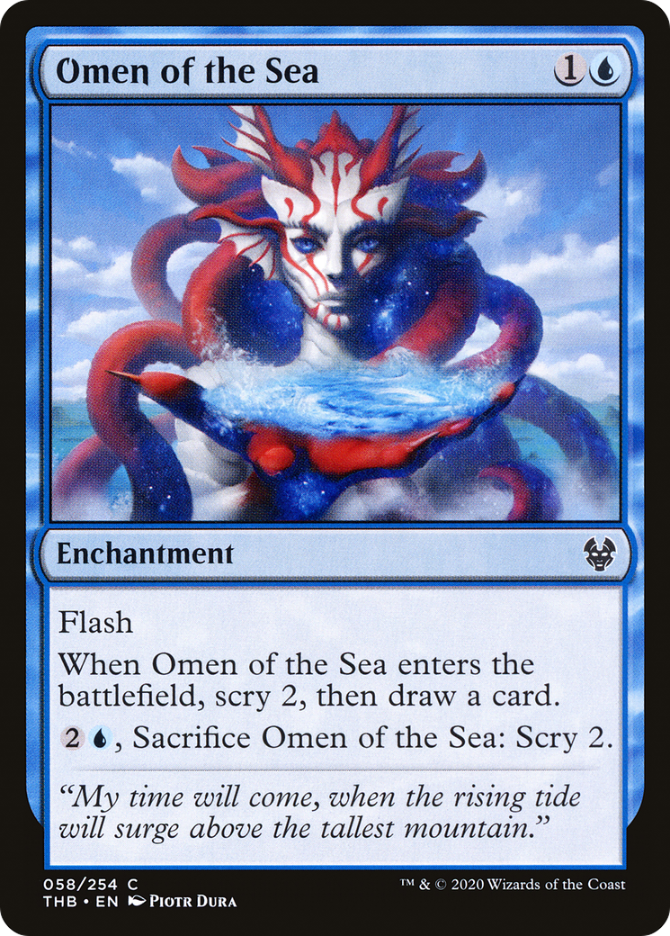 Omen of the Sea (THB-058) - Theros Beyond Death