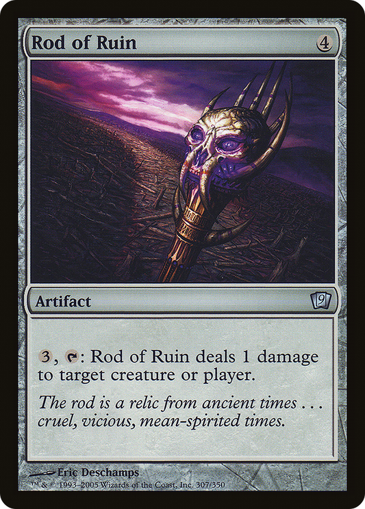 Rod of Ruin (9ED-307★) - Ninth Edition Foil