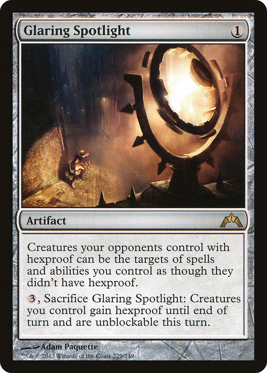 Glaring Spotlight (GTC-229) - Gatecrash Foil