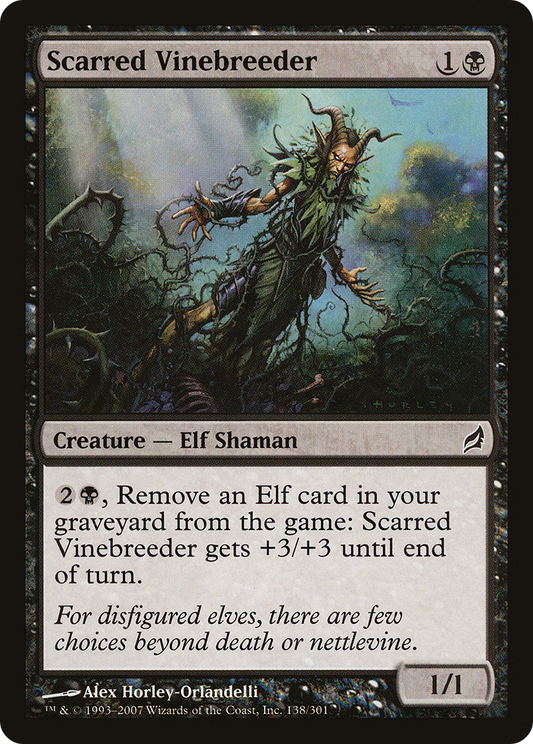 Scarred Vinebreeder (LRW-138) - Lorwyn Foil