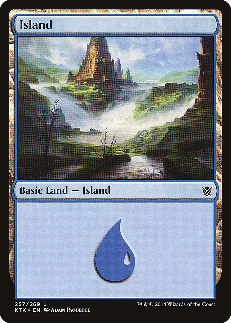 Island (KTK-257) - Khans of Tarkir Foil