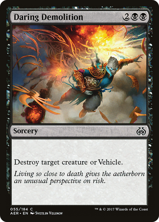 Daring Demolition (AER-055) - Aether Revolt Foil