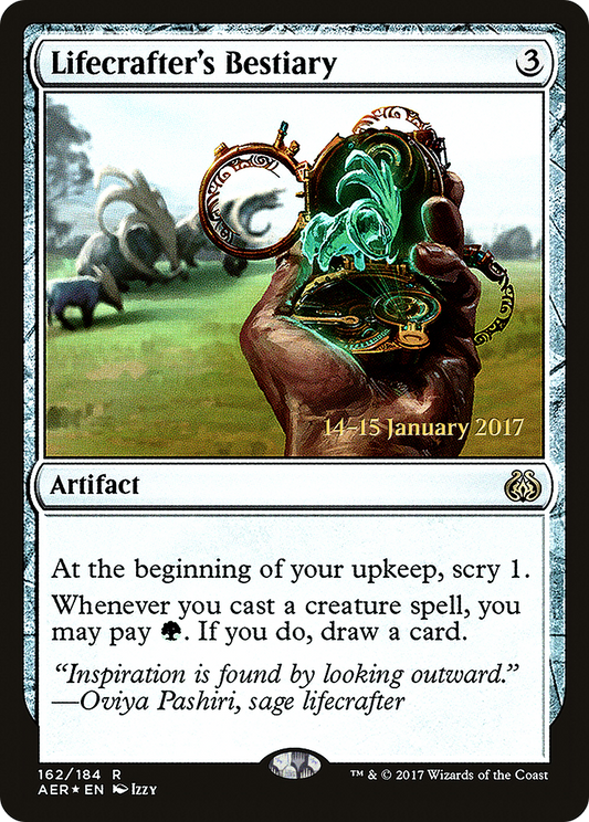 Lifecrafter's Bestiary (PAER-162S) - Aether Revolt Promos Foil