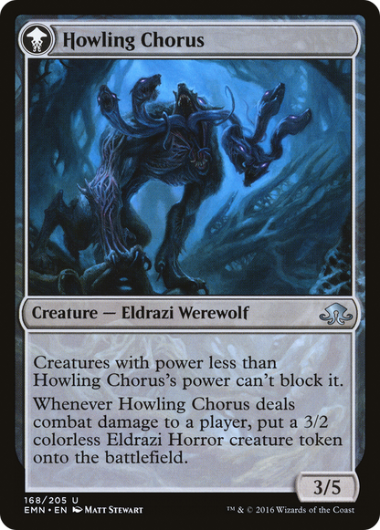 Shrill Howler // Howling Chorus (EMN-168) - Eldritch Moon: (mooneldrazidfc)