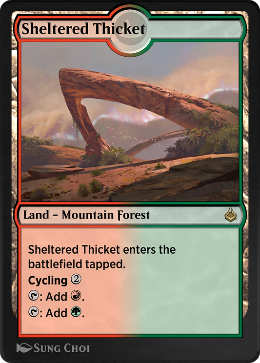 Sheltered Thicket (AKR-330) - Amonkhet Remastered