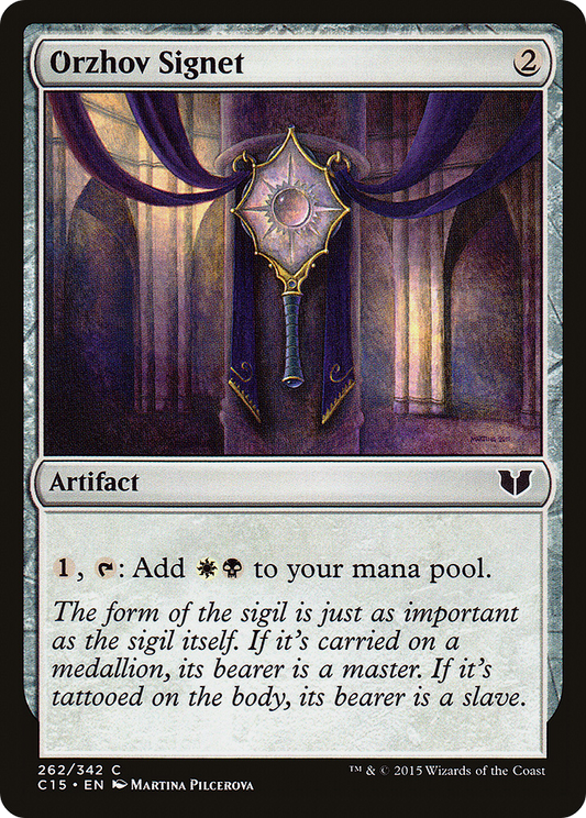 Orzhov Signet (C15-262) - Commander 2015