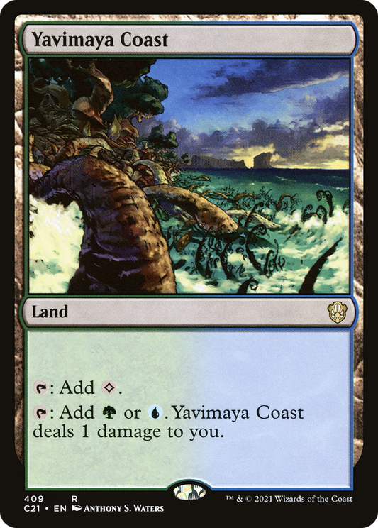 Yavimaya Coast (C21-409) - Commander 2021