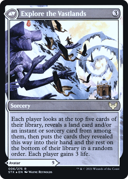 Wandering Archaic // Explore the Vastlands (PSTX-06S) - Strixhaven: School of Mages Promos Foil