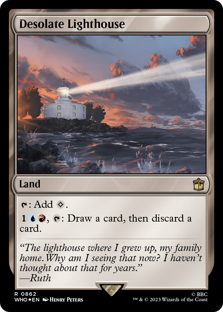 Desolate Lighthouse (WHO-862) - Doctor Who Foil