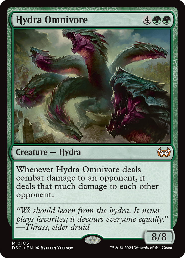 Hydra Omnivore (DSC-185) - Duskmourn: House of Horror Commander