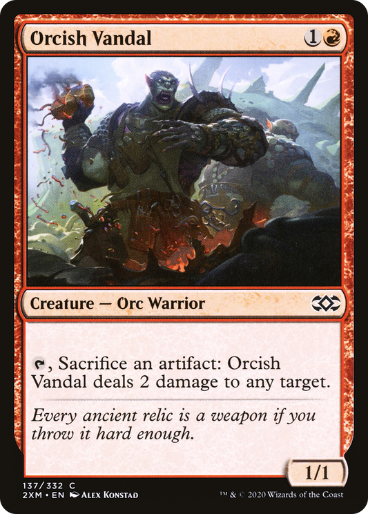 Orcish Vandal (2XM-137) - Double Masters Foil