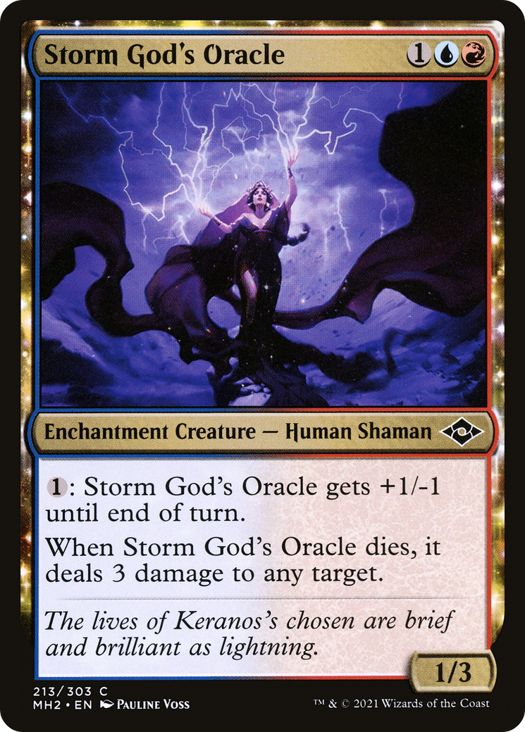 Storm God's Oracle (MH2-213) - Modern Horizons 2: (nyxtouched)