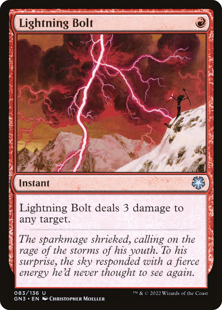 Lightning Bolt (GN3-083) - Game Night: Free-for-All