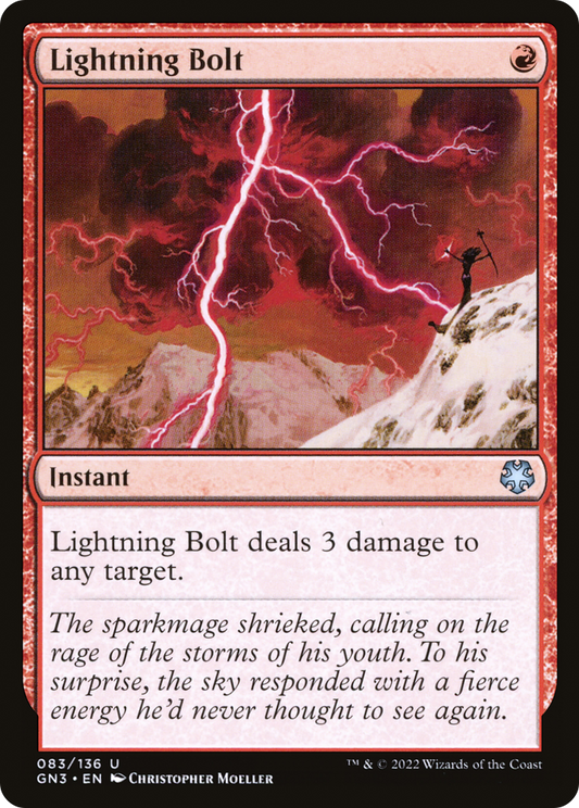 Lightning Bolt (GN3-083) - Game Night: Free-for-All