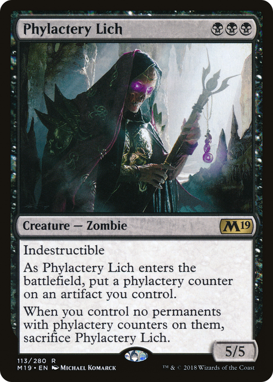 Phylactery Lich (M19-113) - Core Set 2019