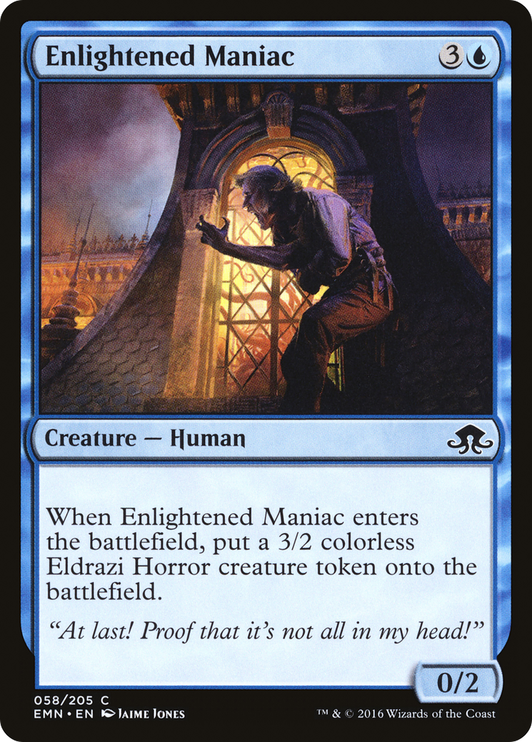 Enlightened Maniac (EMN-058) - Eldritch Moon Foil