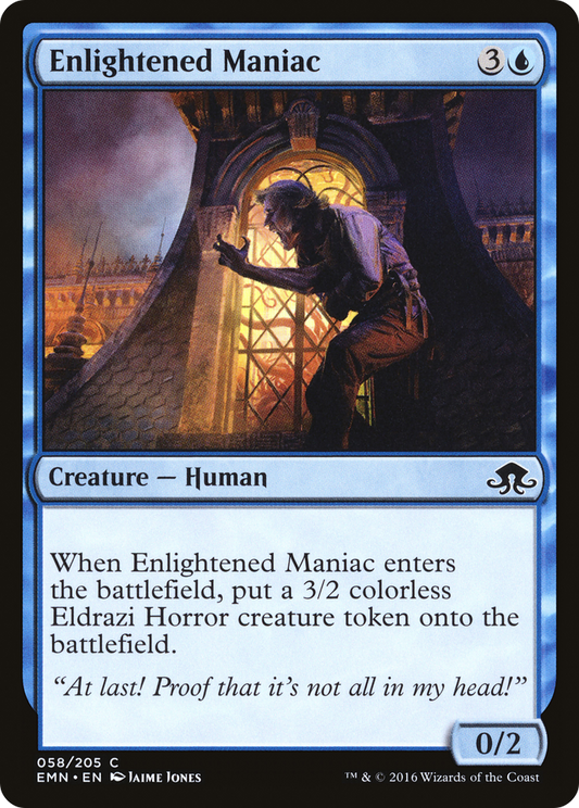 Enlightened Maniac (EMN-058) - Eldritch Moon Foil