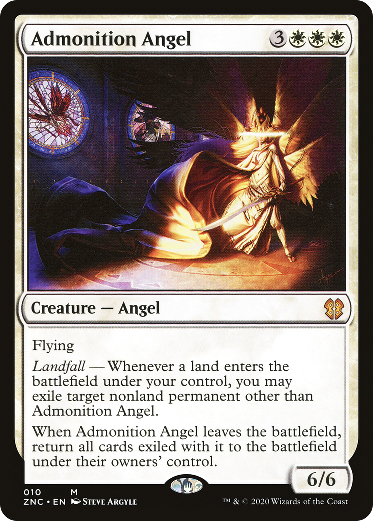 Admonition Angel (ZNC-010) - Zendikar Rising Commander